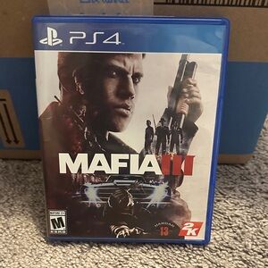 Sony PS4 Mafia III Game - Blue Case